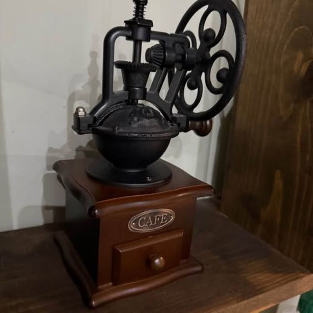 Vintage Style Manual Coffee display decor